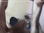 Japanese girl masturbate and Big Black Cock BBC