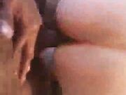 Cuckold films white wife taking creampies from two BBCs