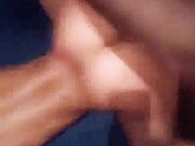 Wife has big orgasm with black bull while husband watches