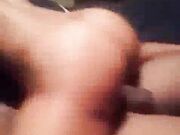Wife has big orgasm with black bull while husband watches