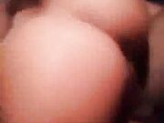 Wife has big orgasm with black bull while husband watches