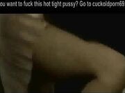 Sexy blonde wife is tired of her husbands tiny cock