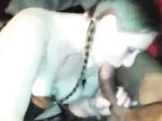 Smoking Swinger wife tries black cock bbc