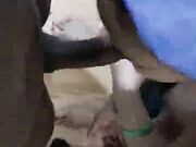 Hardcore screaming interracial slut takes BBC every hole