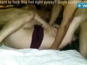 Blonde wife obeys her husbands every sex wish