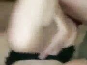 Wife has big orgasm with black bull while husband watches