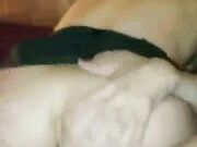 Wife has big orgasm with black bull while husband watches