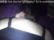 Pia Sofie's first black cock while her cuckold must watching