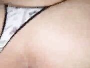 Snow bunny brunette loves to suck my BBC