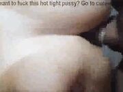 Gorgeous WHITE woman fucking her BBC lover!