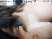 Gorgeous WHITE woman fucking her BBC lover!