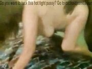 Husband friend bangs hot blonde wife from behind