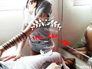 Natali Fiction - Slaps Cock and Ballbusting Handjob