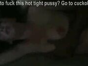 Hot blonde torments her cuckold with big black man