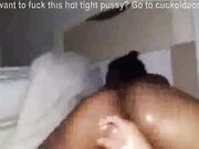 Asian hotwife rides BBC until he cums