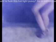 Skinny slut sucks bbc for fix before her boyfriend gets home