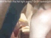 Watch as his big black monster cock stretches out my pussy