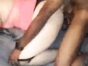 Housewife lets big black cock fuck her then swallows