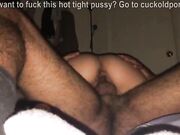 Bareback Babe White slut fun with two black guys