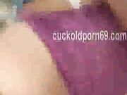 busty BBW wife taking BBC like a slut