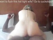 hot wife tells cuckold husband black cock is the best
