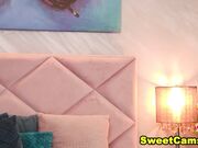 Busty blonde stripper shows off her body and boobs