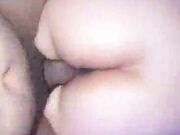 Sexy wife in pigtails sucking bbc