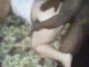 Marie the nasty whore bent over the bed