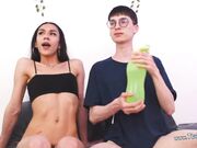 Tranny Couple Give Each Other Oral Sex