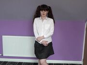 Sydney Harwin - Pregnant Schoolgirl Creampie