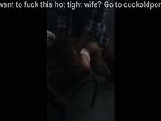 classic homemade interracial cuckold with sexy blonde