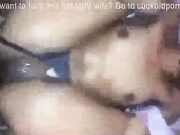 BBC Creampies Wife's Shaved Pussy While Cuckold Films