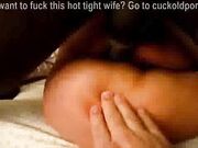 White cuckold loves taking big black cock