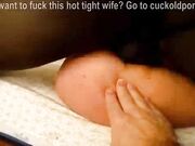 White cuckold loves taking big black cock