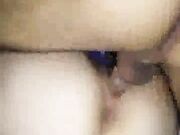 hot amateur blonde babe plays with bbc