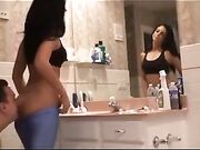 brat princess christina make her cuck lick her ass