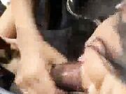 White Girl With Big Nipples Fucked by Two BBC DP