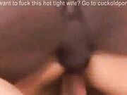 Young Sexy Ebony gets creamy on BBC doggystyle