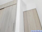 Big Boobs Trap Swallowing Her Dildo