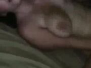 Cheating White Slut sucks BBC while boyfriend is gone