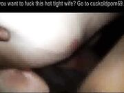 Fucking my wife doggystyle while she creams on my dick