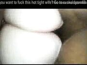 Fucking my wife doggystyle while she creams on my dick