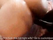 Gaping BBC Anal For White Wifey Just To Arouse Her