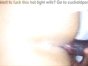 Bareback Babe White slut fun with two black guys