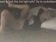 Angel fucks guy in hotel room in front of hubby