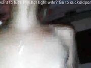 Wifes pussy stretched by BBC in front of her hubby