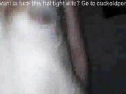 Wifes pussy stretched by BBC in front of her hubby