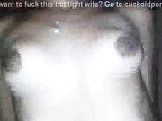 Wifes pussy stretched by BBC in front of her hubby