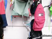 Titty and pussy fucking bracelet stealing hottie