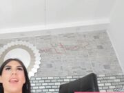 Blonde Futa's Tits and Cock Being Sucked By Her Shemale Friend